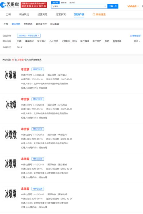 冰墩墩 雪容融商标已成功注册