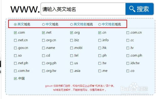 个人姓名域名如何注册