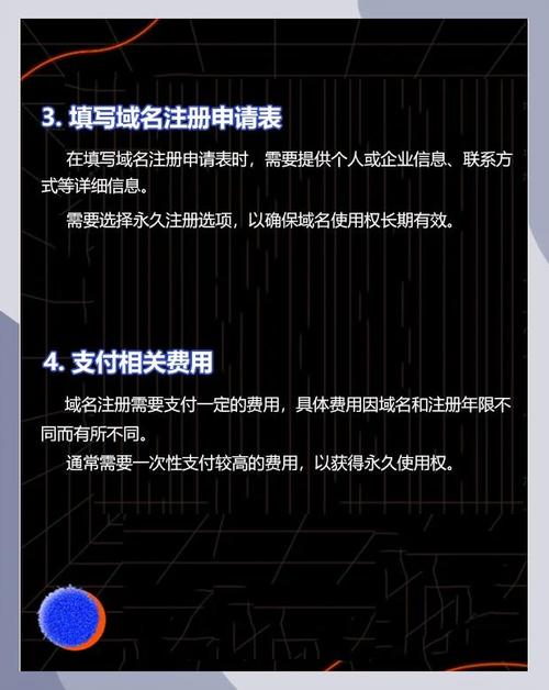 永久域名注册全流程指南