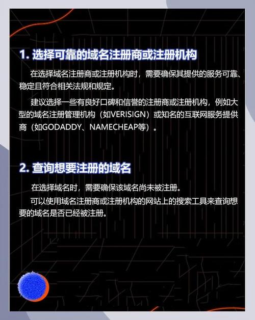 永久域名注册全流程指南